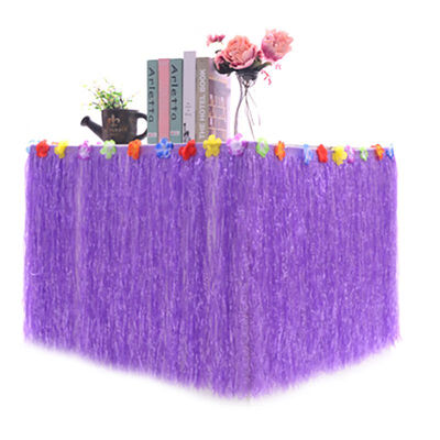 

Hawaiian Style Table Skirt Household Table Skirt DIY Festival Party Decoration Supplies