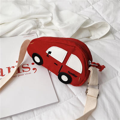 

HEFLASHOR Baby Girl Cute 3D Car Bags Mini Shoulder Bags for children girls boys School Bags crossbody clutch bag Mini Packet