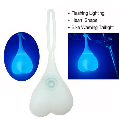 

Bicycle Night Riding Light Bike Flashing Light Cycling MTB Lamp Warning Taillight Heart Shape