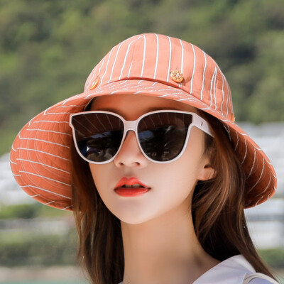

Hat Woman Summer Korean Tide Foldable Brim Shade UV-proof Cooling Cap Outdoor Sunscreen Cap