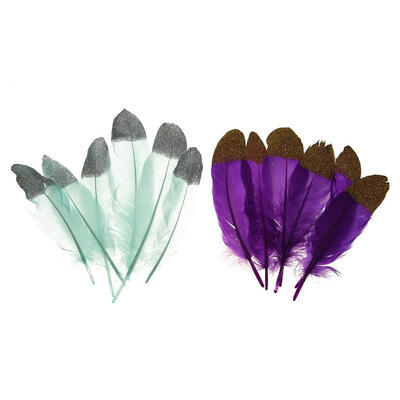 

Feathers Hanging Ornaments Kit Weddings Party Home Decoration Pull Flag