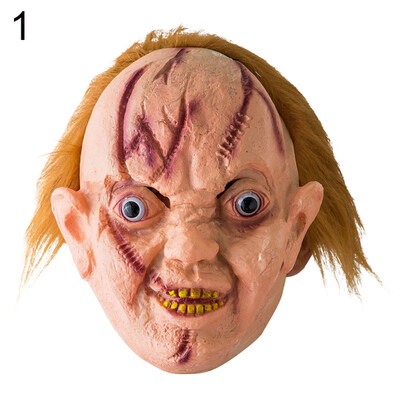 

Halloween Scary Disgusting Vinyl Bloody Ghost Tongue Mask Costume Party Props