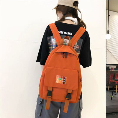 

The backpack of the female schoolbag Korean version of the Japanese department girl with two shoulders Baochao brand female ins Fe