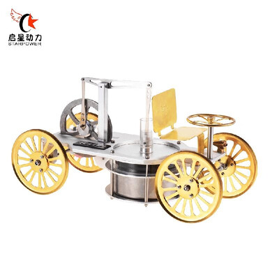 

STARPOWER Low Temperature Metal Stirling Engine Motor Model Vehicle Car Kit Steam Heat Science Experiment Physical Educational Toy