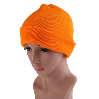 

Mens Women Beanie Knit Ski Cap Hip-Hop Color Winter Warm Unisex Wool Hat