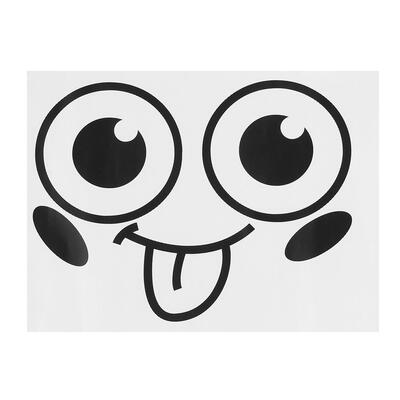 

Smile Toilet Cover Sticker Waterproof Toilet Lid Art Decal Bathroom Decor