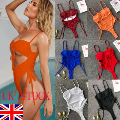

UK Stock Womens Bikini Push-up Padded Bras Swimsuit Bathing 2pcs Set Swimwear