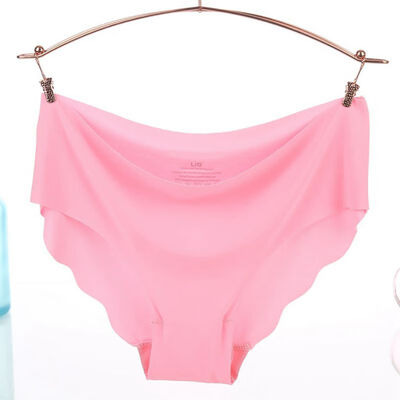 

2018 Hot Sale Fashion Women Seamless Ultra-thin Solid Underwear Girls s Panties Intimates Breathable briefs drop shipping V2