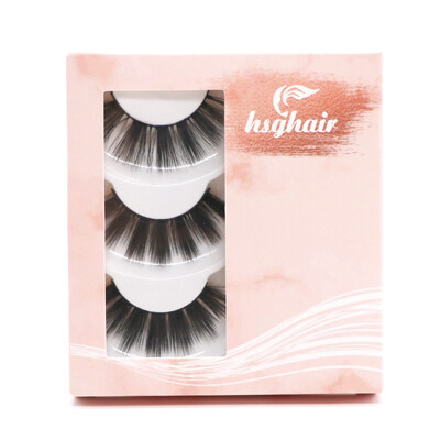 

HUISGHAIR 25mm 7D luxury mink on hair natural three-dimensional thick eyelashes beauty tools 14515