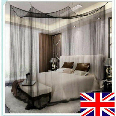 

UK Bed ornament Double Bed Mosquito Net Fabric Canopy Net Quarto Door Tent