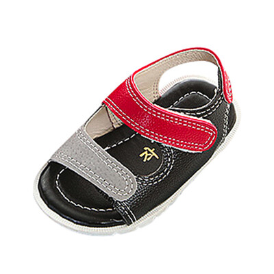 

Baby Boys Beach Sandals Sneaker Toddler Children Patchwork Casual Single Shoes