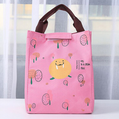 

Toponeto Portable Lunch Bag Tote Picnic Insulated Cooler Zipper Organizer Lunch Box