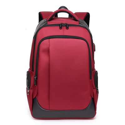 

2018 new business Water Resistant backpack with USB Charging Port College Student School Bag Unisex