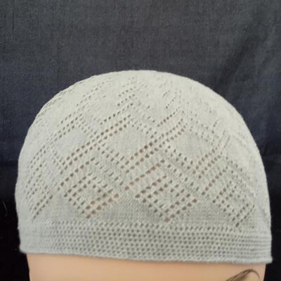 

Men Islamic Prayer Cap Muslim Turban Crochet Knitted Hat Islamic Caps High Quality Head Wrap