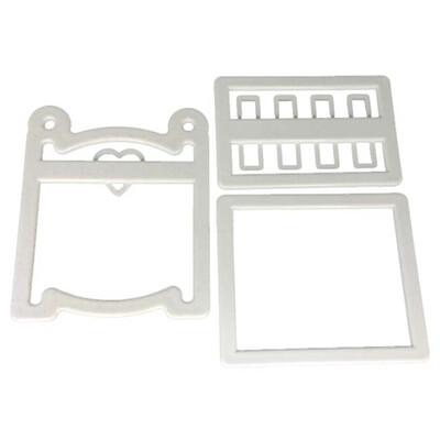 

3PcsSet Baby Cot Fondant Print Cutting Die Crib Cake Decorating Tools Chocolate Mold Diy Sugar craft Kitchen Supply