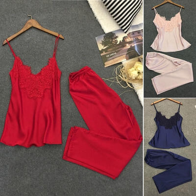 

HOT Women Sexy Lace Lingerie Nightwear Underwear Robe Babydoll Sleepwear Set