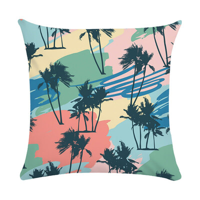 

Pillow Case Tropical Leaves Series Linen Cushion Covers