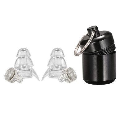 

1 Pair Noise Cancelling Ear Plugs for Sleeping High Fidelity Silicone Earplugs Musicians Hearing Protection with Sound Reduction