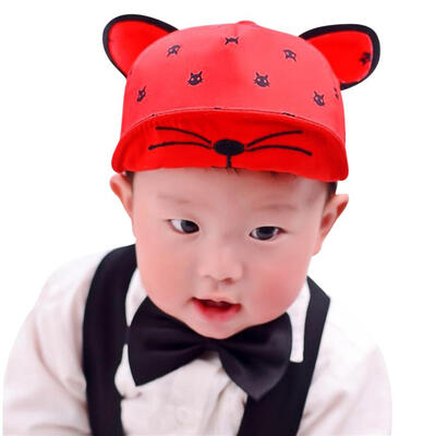 

Summer Baby Hats With Ears Baseball Cap Baby Boys Girls Sun Hat