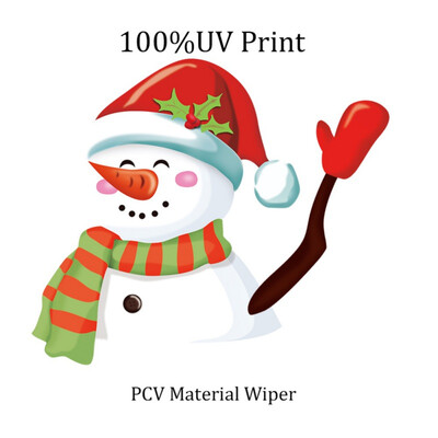 

Christmas Design Rear Wiper Decals Waving Arm Santa ClausSnowman Car Window Sticker Decor Snowman Waving Arm Wiper Decals