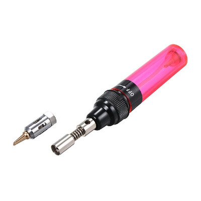 

Gas Soldering Iron Electric Soldering Iron Gun Welding Tools Flame Torch Cordless Solder IronPink