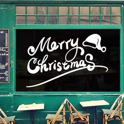 

Tailored Removable Wall Sticker Christmas Tree Window Vinyl For Party Home Wall Decal