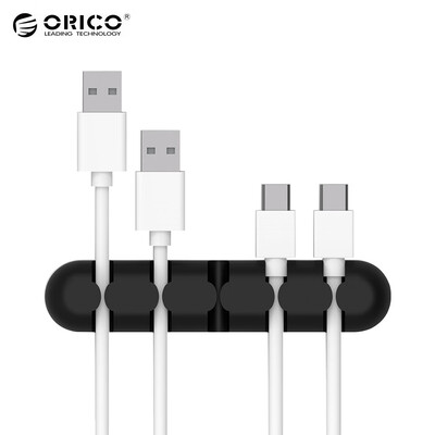 

ORICO Desktop Cable Storage Management Silicon Charger Wire Organizer Holder Clip
