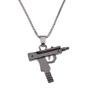 

NEW-Gun Necklaces Pendants Pistols Necklaces Decorative Chains