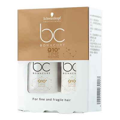 

Schwarzkopf Professional BC Pauli Q10 Time Rejuvenating Care Set Travel Pack Shampoo 50ml Hair Mask 50ml
