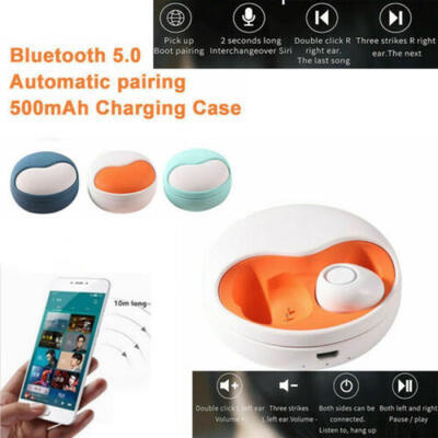 

K10 TWS Wireless Bluetooth Stereo Headphones Earphones Earbuds In-Ear Headset