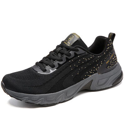 

Flying woven running shoes casual lightweight breathable sports shoes mens non-slip wear-resistant running shoes