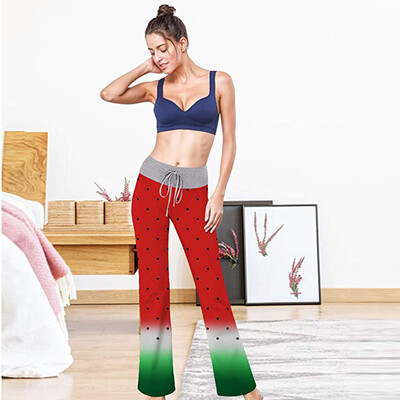 

Tailored Womens Summer Printed Comfortable Casual Beach Pajama Pants Sport Yoga Trousers