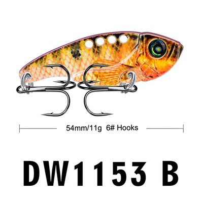 

Metal VIB Lures Vivid Vibrations Spoon Lure Spinner Fishing Bait Artificial Hard Jigging Bait VIB Bait 3D Eyes Fishing Lure