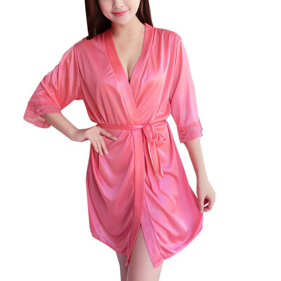 

Toponeto Womens Sexy Ice Silk Temptation Lingerie Sleepwear Pajamas Underwear Night Gown