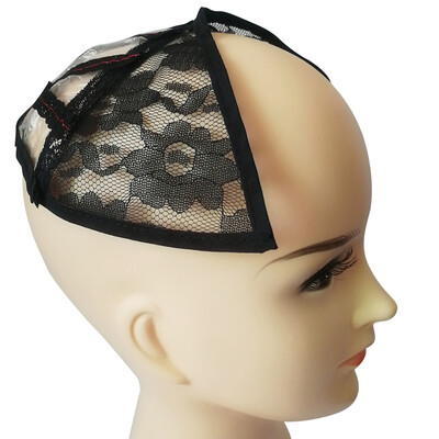 

〖Follure〗Black Comfortable Wig Cap Making Elastic Breathable Lace Mesh Net Weaving Cap