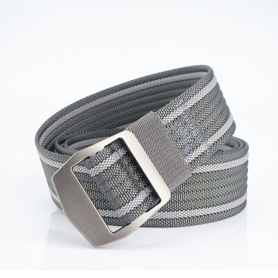 

Unisex belt quality Nylon Smooth Buckle Men belt Casual Alloy buckle cowboy pants wild belt 125cm