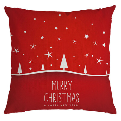 

Siaonvr Christmas Pillow Cover Pillowcases Decorative Sofa Cushion Cover 45x45cm