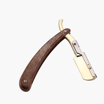 

Straight Edge Metal Plastic Razor Handle Beard Eyebrow Shaver Knife Grip