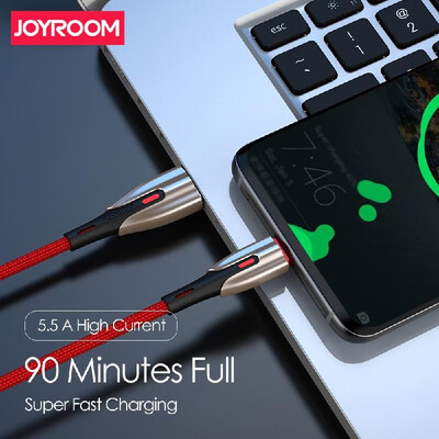 

Joyroom Data Cables Zinc Alloy Quick Charge 55A Type-c USB Line