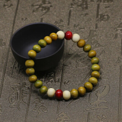 

6mm8mm Wood Beaded Bracelet Fashion Jewelry Stretch Bangle Gift For Men Women