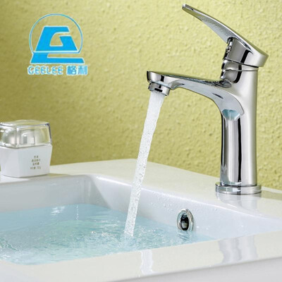 

Huiba bathroom household washbasin faucet basin basin single faucet hot&cold mixing faucet copper wholesale