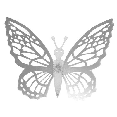 

〖Follure〗12PCS Butterfly Mirror Decoration Home Room Art 3D DIY Wall Stickers