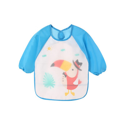 

Waterproof EVA Full Sleeve Bibs Children Apron Long Sleeve Feeding Bibs Kids Eating Breastplate Kid Baby Cloth Stuff