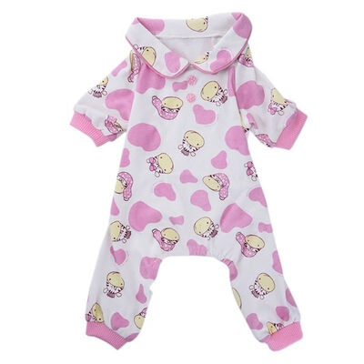 

Lovely Pony Dog Print Jumpsuit Pajamas Comfortable Cotton Pet Dogs Jumpsuit Dogs Clothes