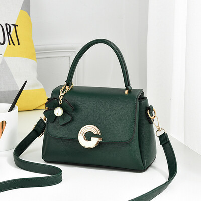 

Female bag 2019 new Korean fashion ladies big bag PU leather simple diagonal shoulder bag