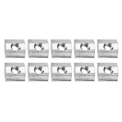 

Greensen 50pcs Carbon Steel Sliding T-slot Nut for 20 Series Aluminum Profile Accessories M3105