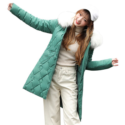 

Toponeto Women Winter Warm Coat Hooded Thick Warm Loose Jacket Long Overcoat