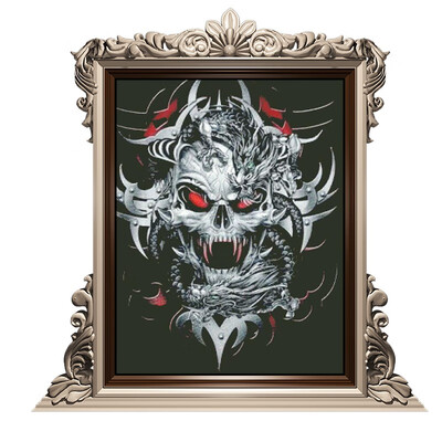 

100 5D DIY Diamond paintings Mosaic Wall Sticker sword skull Cross Suitable for Home Puzzle birthdayweddinggardenDecor