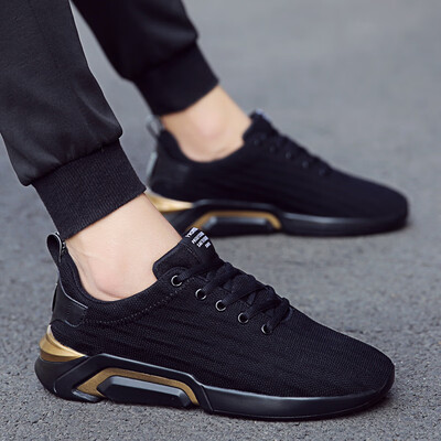 

Mens net shoes breathable summer Joker running casual canvas shoes tide shoes new tide male students