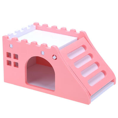 

Hamster Staircase Villa Sleeping House Golden Bear Pet Nest Log Cabinet